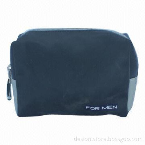New Fashionable Design Microfiber Men's Cosmetic Bag, OEM Orders Welcomed